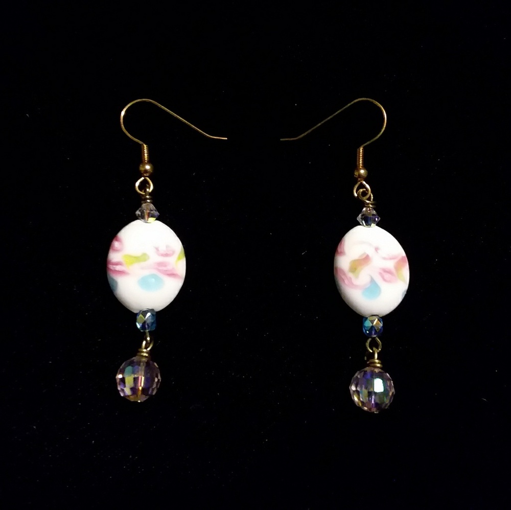 Springtime In Paris Earrings💟 - Picture 2 of 2
